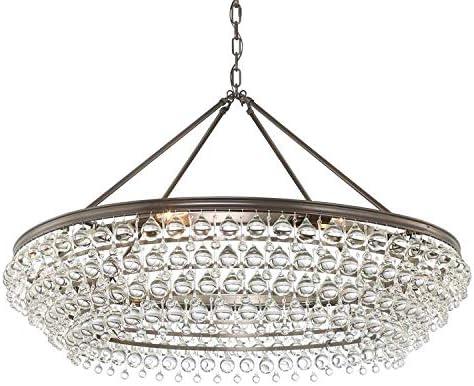 Eight Light Chandelier In Traditional And Contemporary Style 40 Inches Wide By 25.75 Inches High-Vibrant Bronze Finish Crystorama Lighting 278-Vz