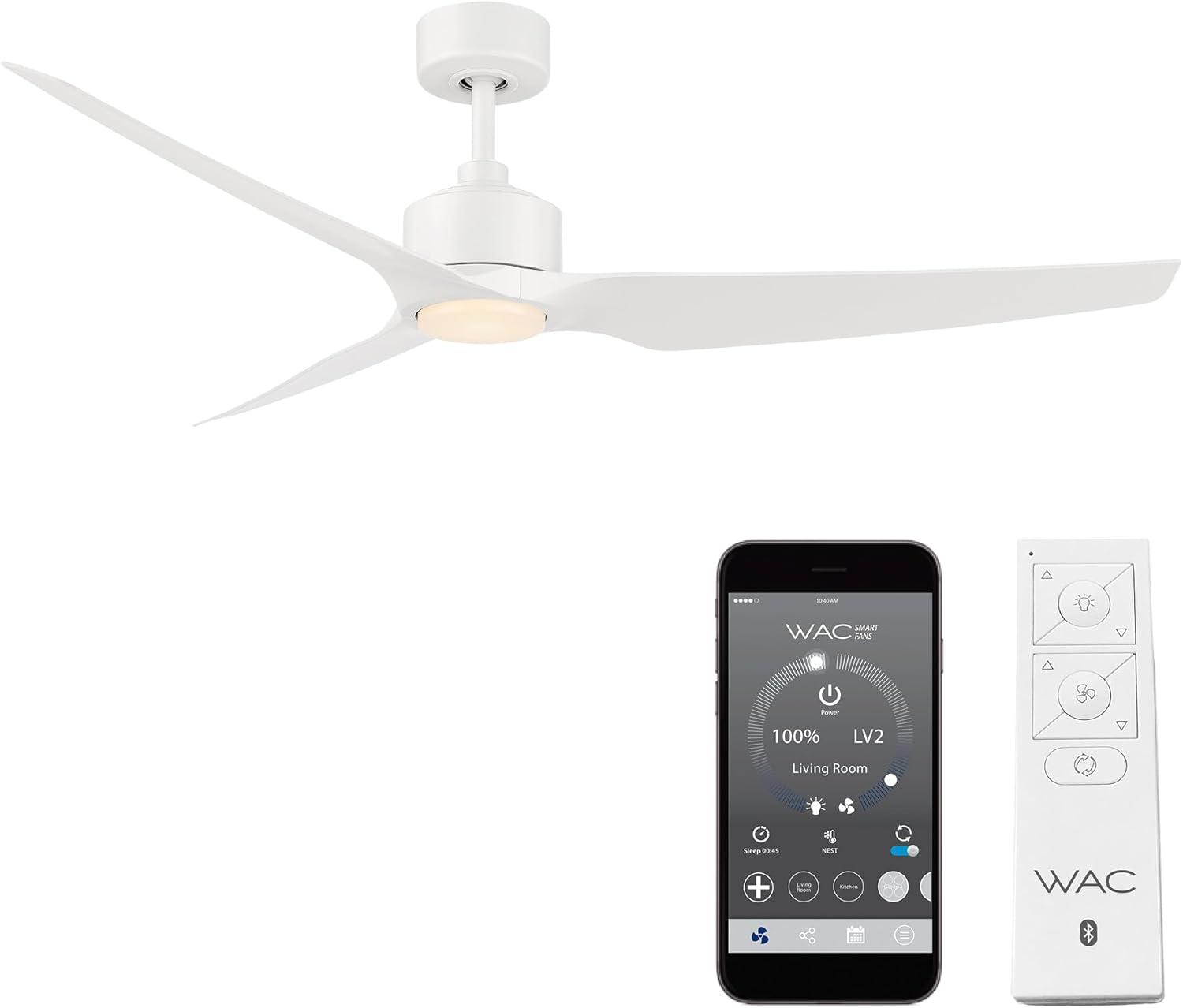 60" Stella 3 - Blade Outdoor/Indoor Smart Ceiling Fan with Remote Control Included, Works With Google Assistant, Amazon Alexa, Samsung Smart Things