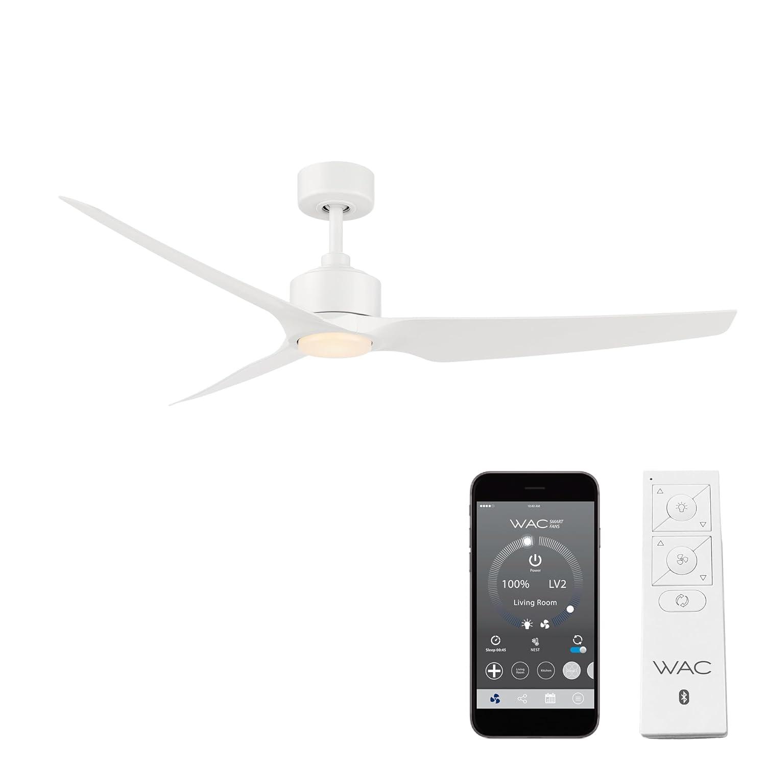 60" Stella 3 - Blade Outdoor/Indoor Smart Ceiling Fan with Remote Control Included, Works With Google Assistant, Amazon Alexa, Samsung Smart Things
