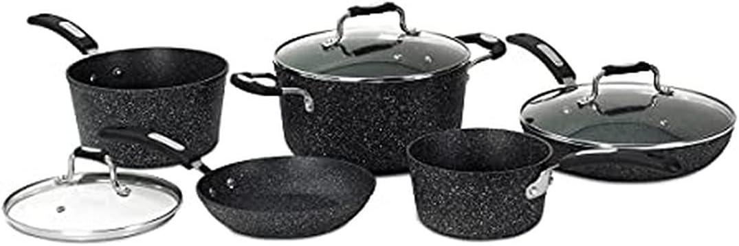 8 - Piece Non-Stick Aluminum Cookware Set