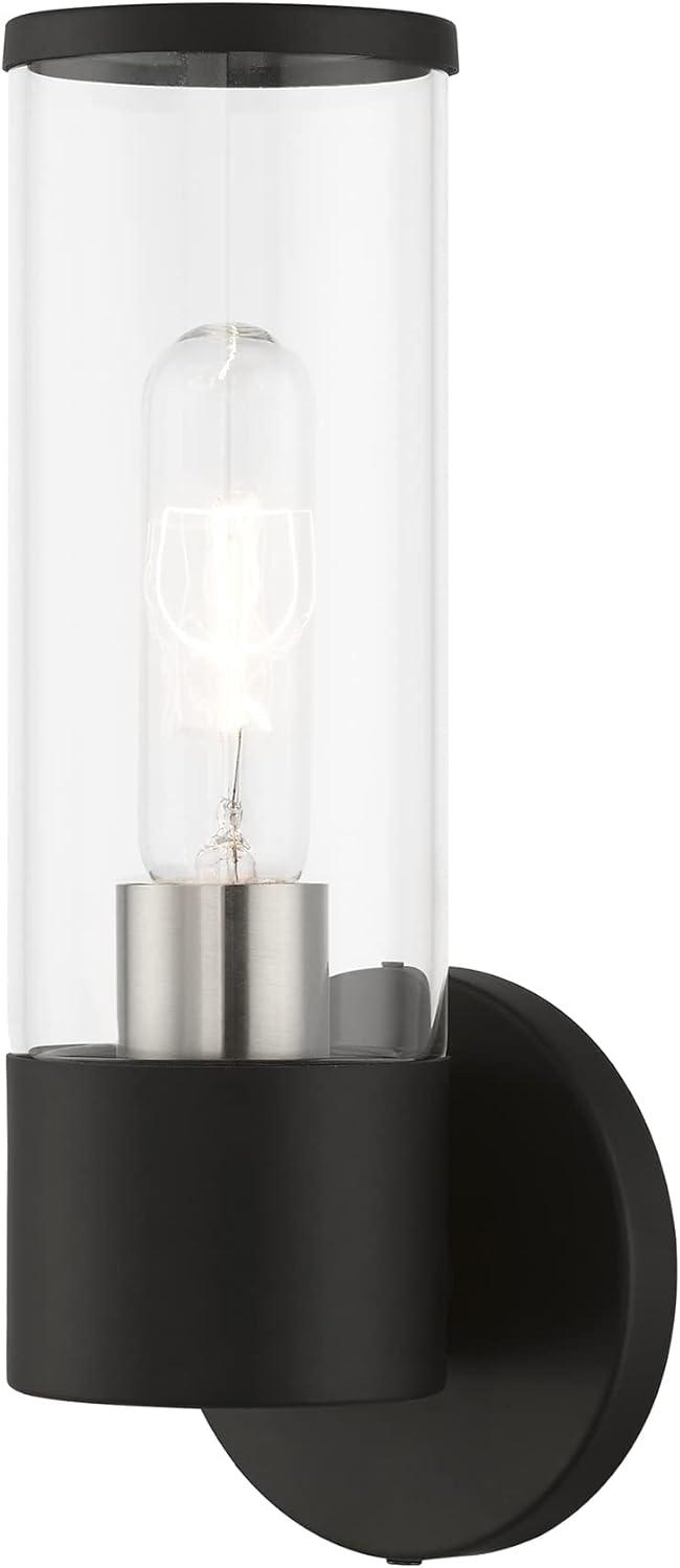 Livex Lighting Banca 1 - Light Sconce in  Black/Brushed Nickel