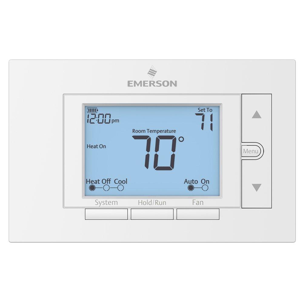 White Digital 7-Day Programmable Thermostat with Backlit Display