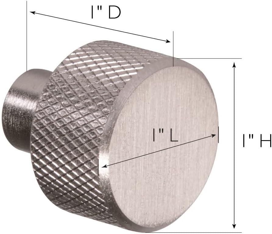 Design House Porter Cabinet Knob for Kitchen Bathroom Closet Dresser Cabinets-5-Pack (Set of 5)