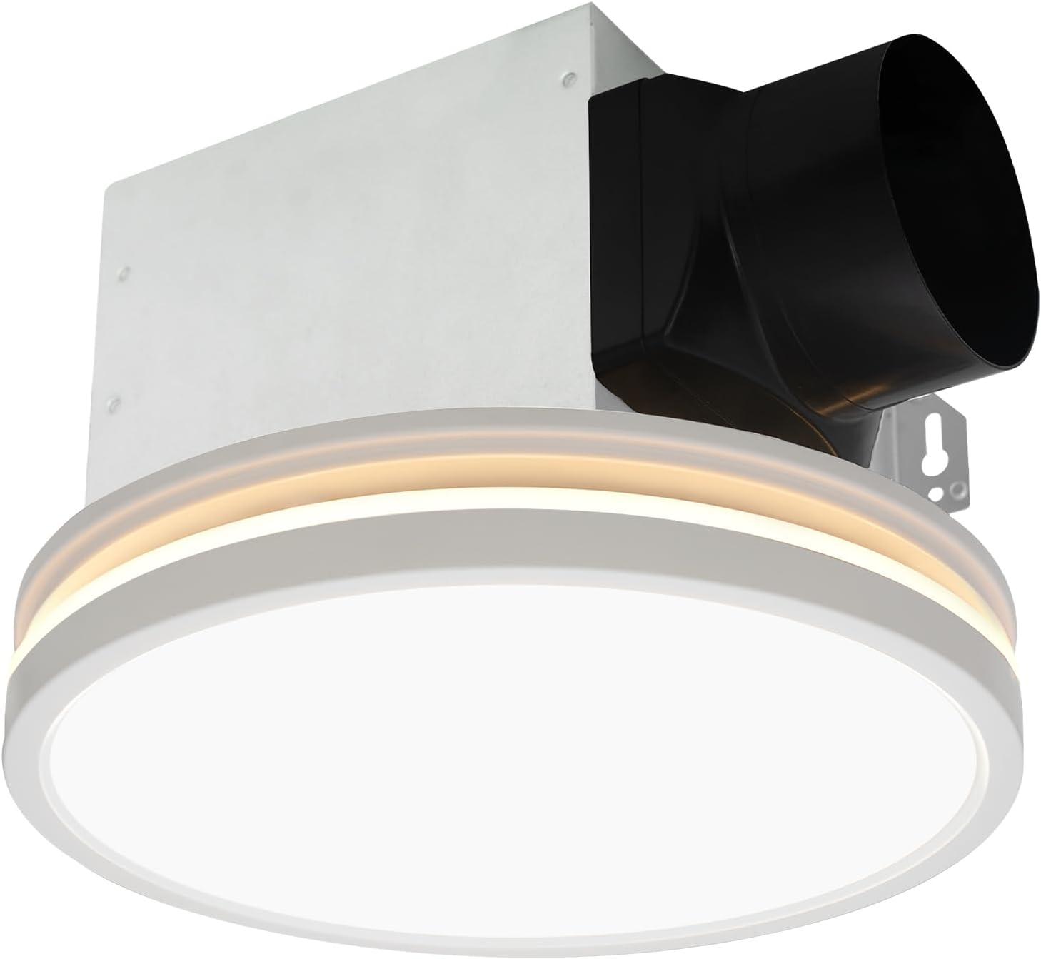 80 CFM Bathroom Exhaust Fan with Light