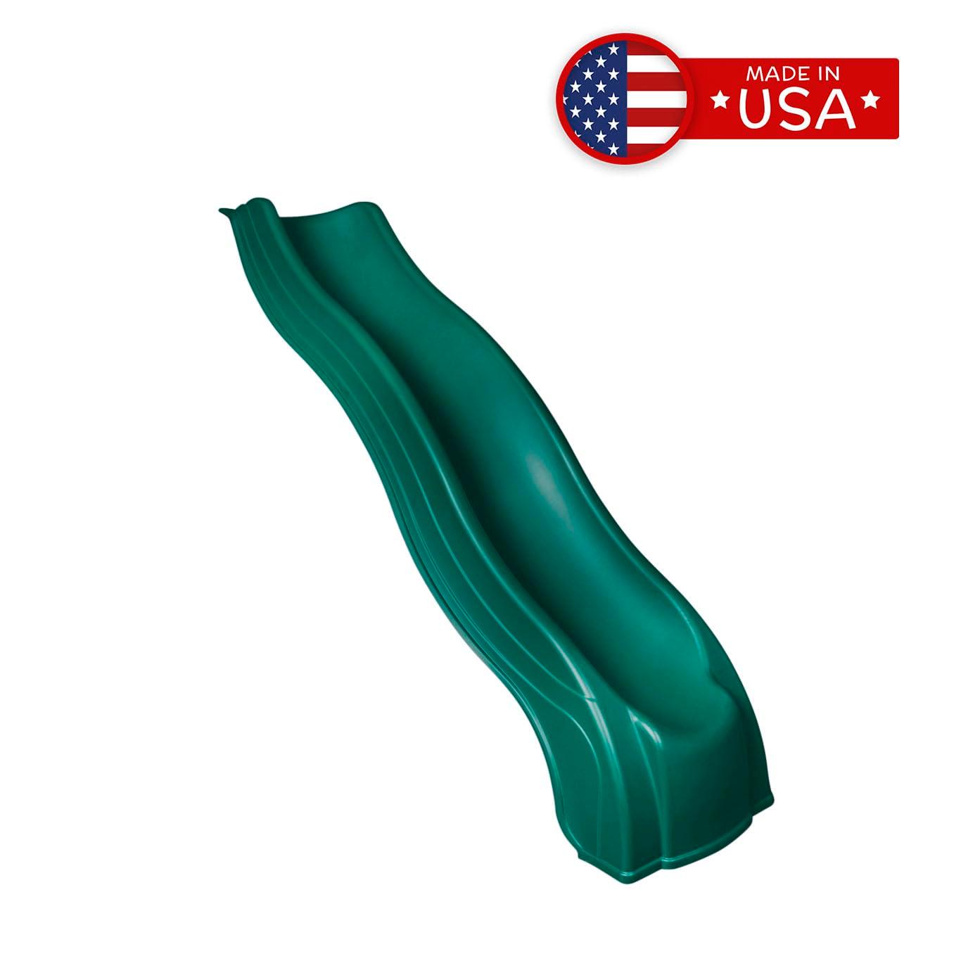 Swing-N-Slide 4 Foot Apex Wave Slide with Lifetime Warranty, Green