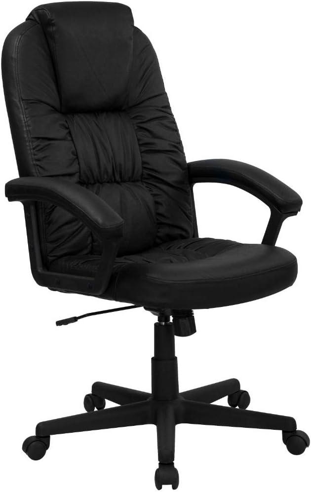 Hansel High Back Black LeatherSoft Executive Swivel Office Chair