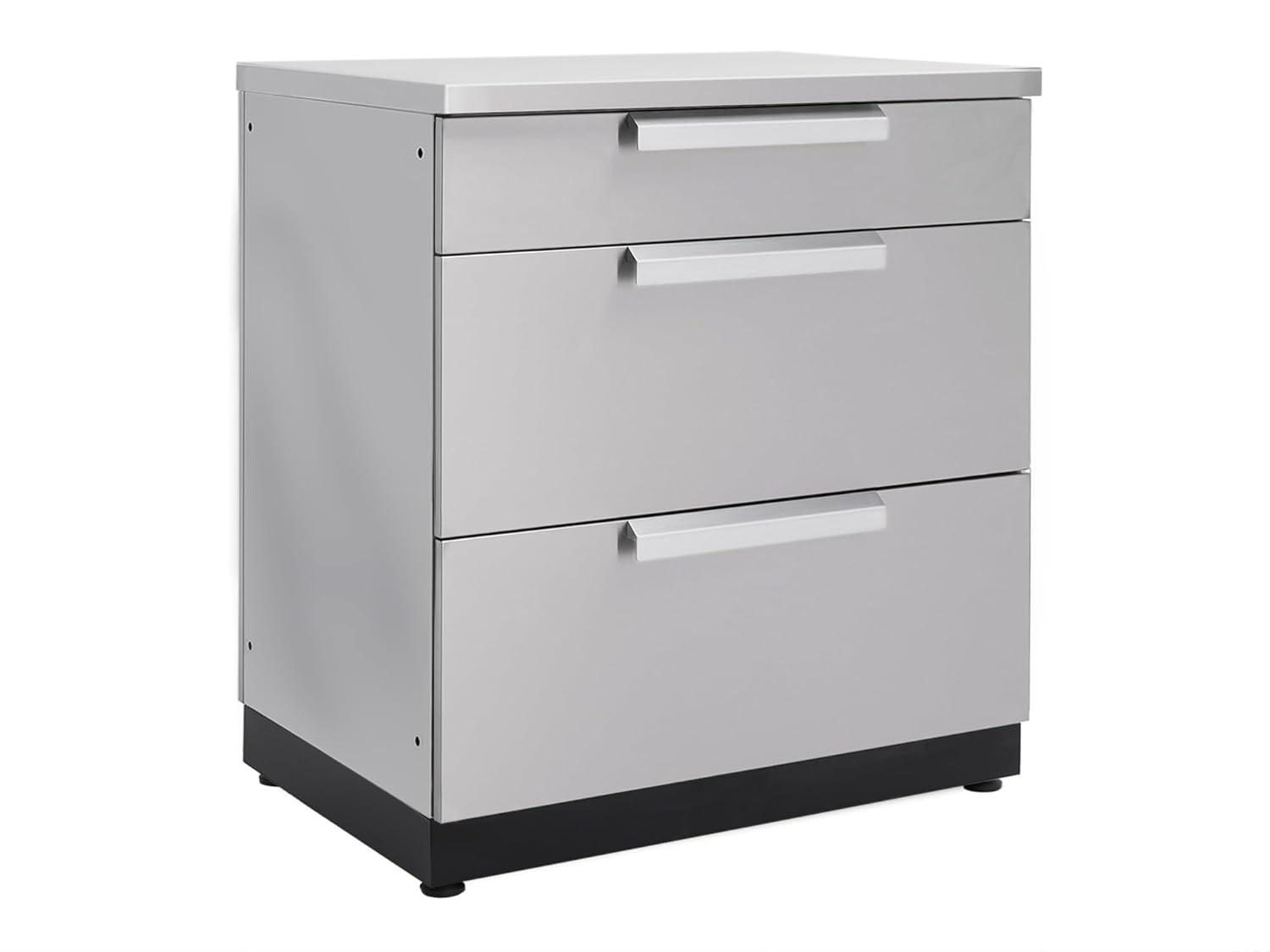 Outdoor Kitchen Classic 32In 3-Drawer Cabinet