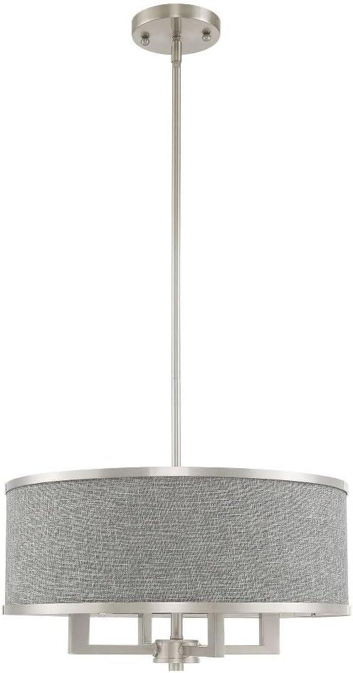 Livex Lighting Park Ridge 4 - Light Chandelier in  Brushed Nickel