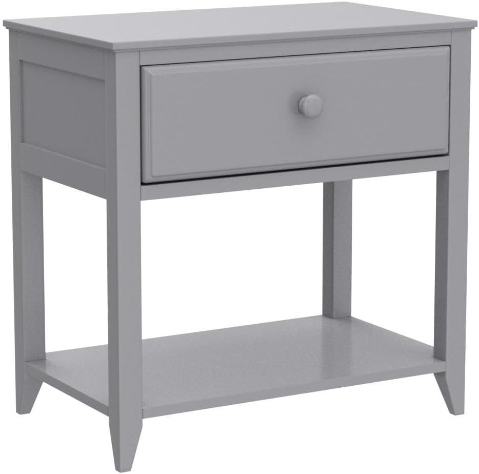 Max & Lily Nightstand with Drawer and Shelf