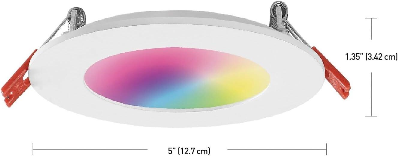 White 4-Inch Ultra Slim LED Smart Recessed Light Kit