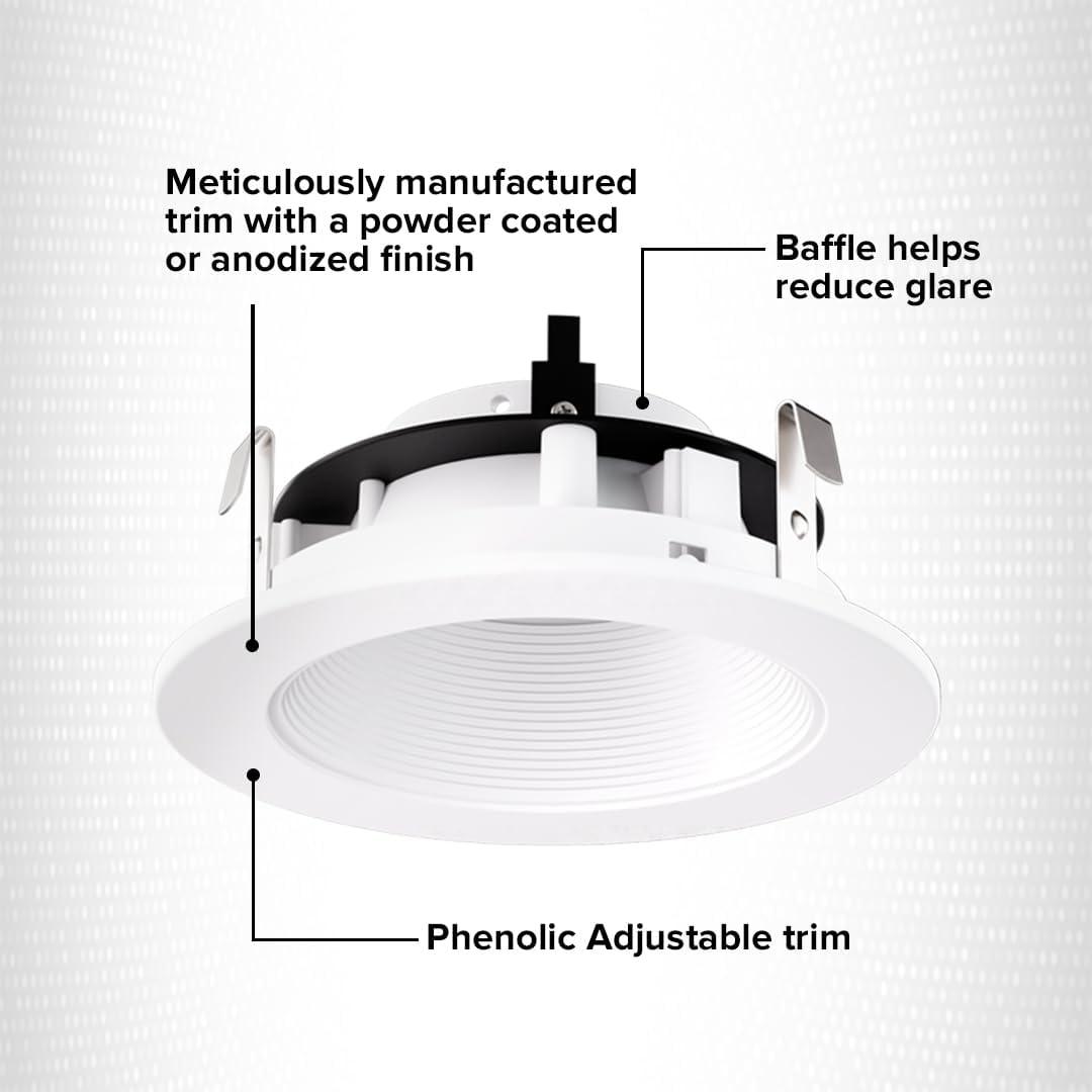 4'' Adjustable Recessed Trim