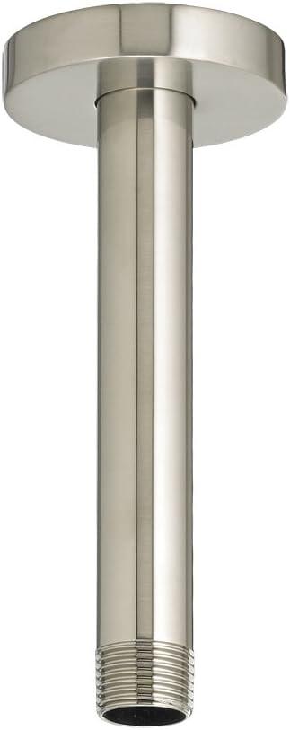 Brushed Nickel 6-Inch Ceiling Mount Shower Arm