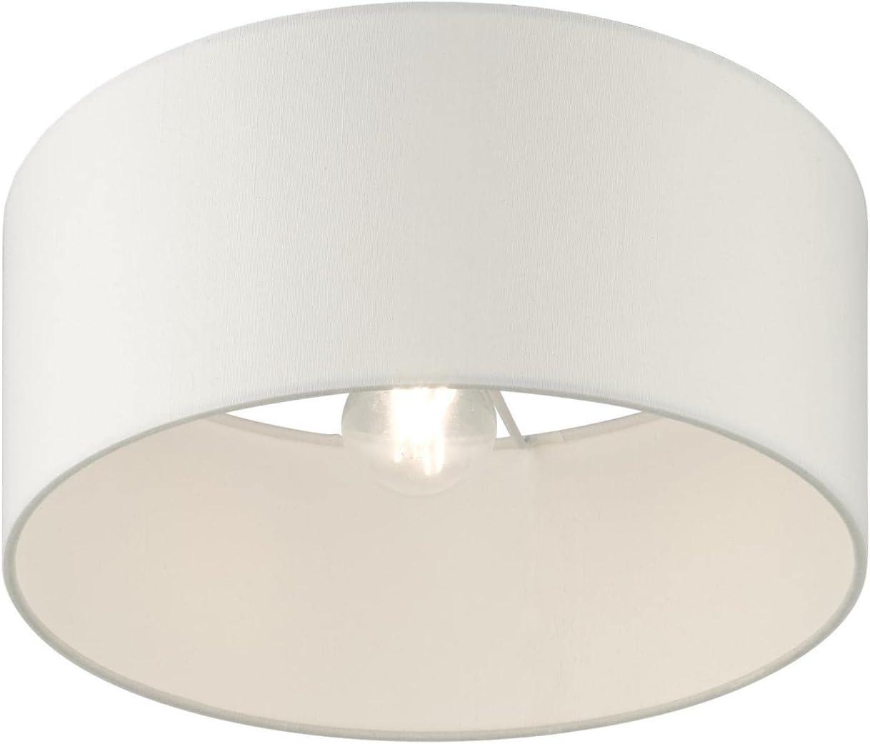 Livex Lighting Meridian 1 - Light Semi-Flush Mount in  Satin Brass