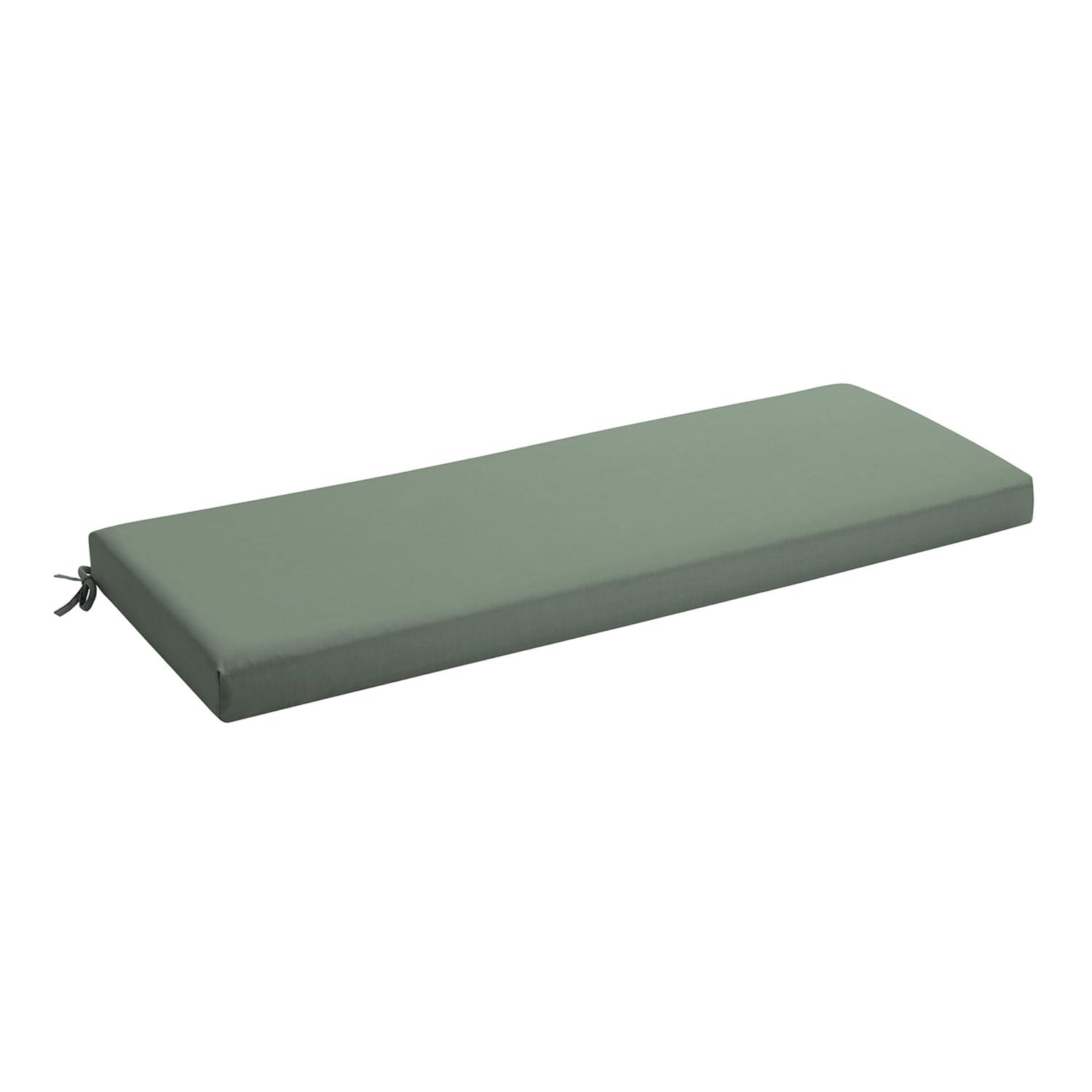 Arden Selections ProFoam Essentials Outdoor Bench Cushion 18 x 46, Ashland Black Jacobean