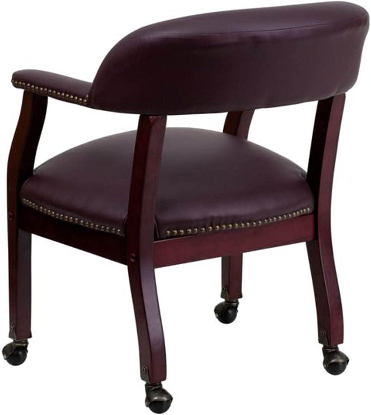 Paulson Conference Chair with Accent Nail Trim and Casters