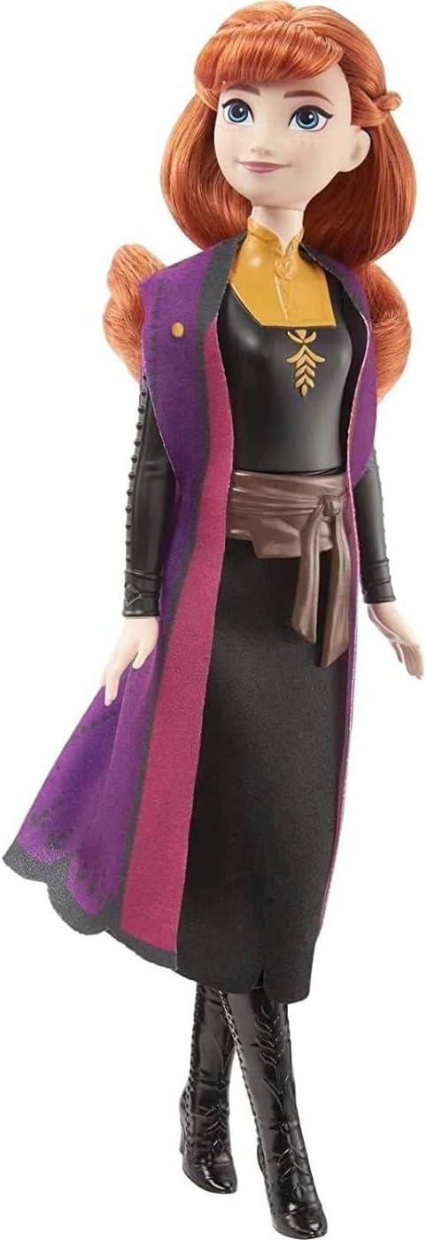 Disney Frozen Anna Fashion Doll with Purple Cape