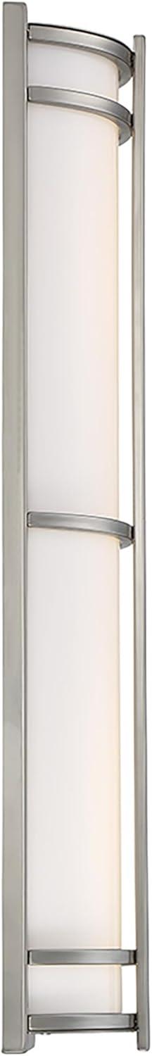 Skyscraper 27" Stainless Steel LED Outdoor Wall Sconce