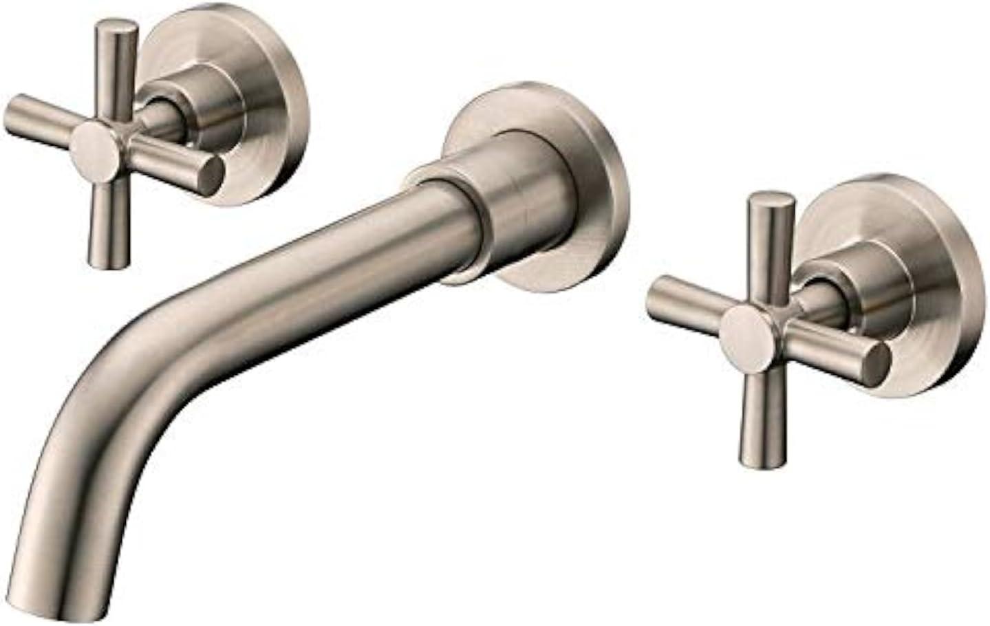 Wall Mounted 2-handle Bathroom Faucet