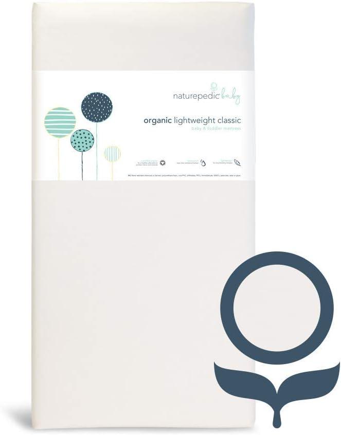 Naturepedic Classic Organic Cotton Lightweight Crib Mattress