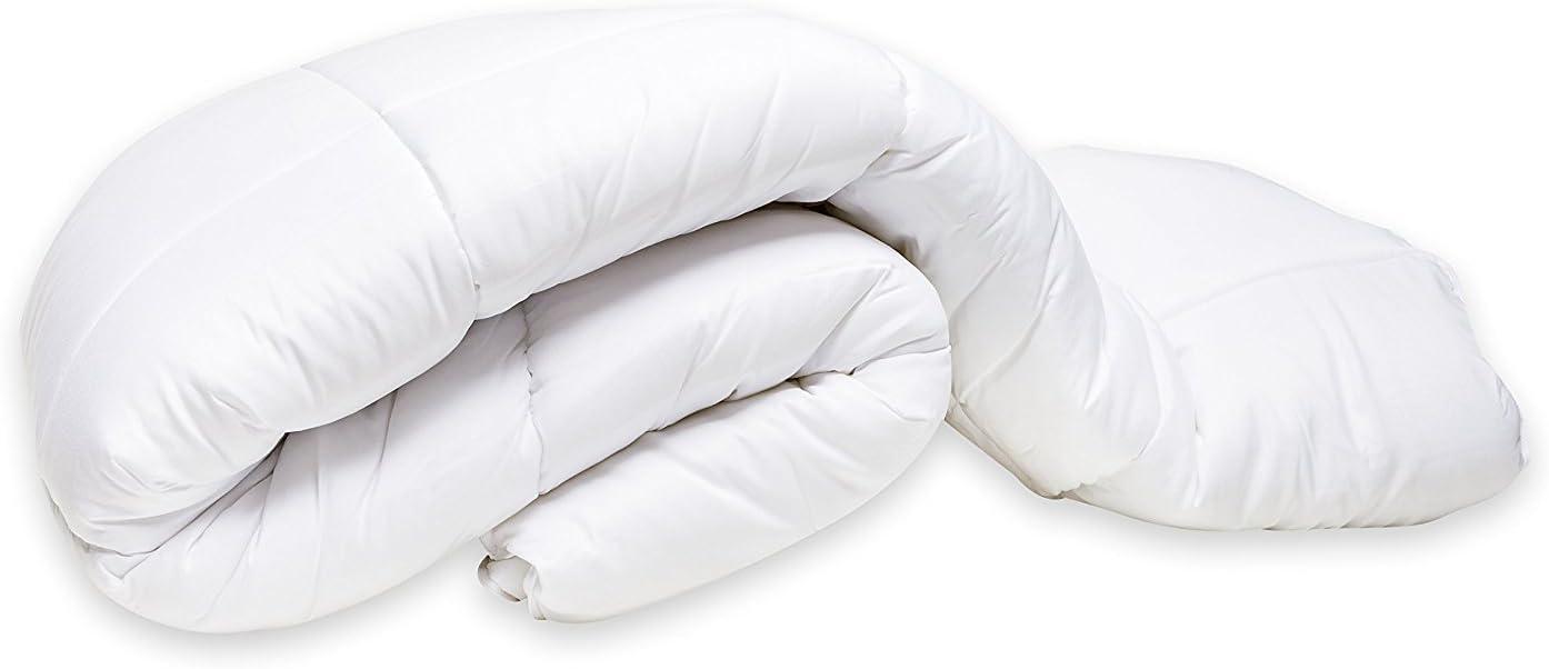 White Queen Size Microfiber All-Season Comforter