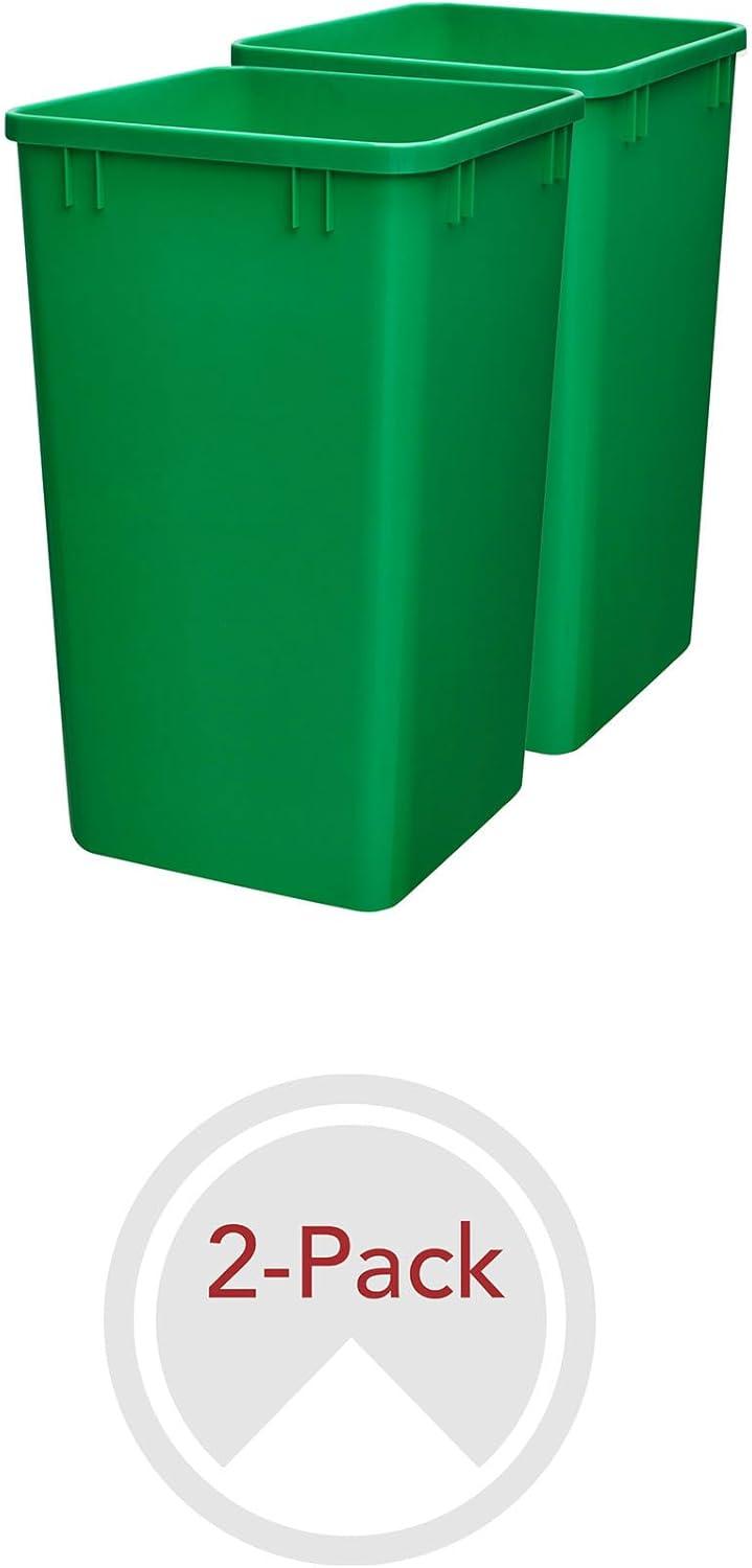 Rev-A-Shelf Polymer Replacement Trash Bin, 2 Pack