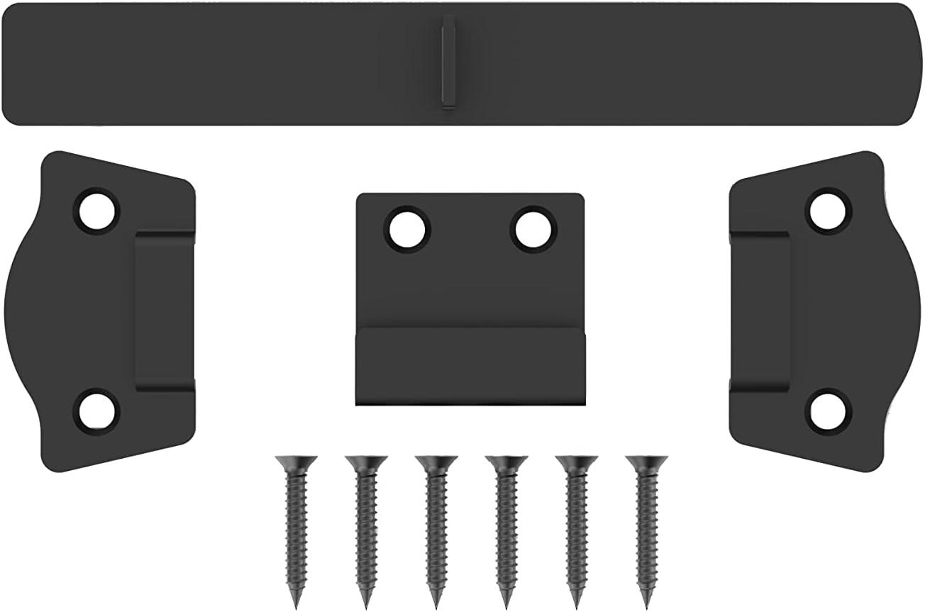 V1103 Rustic Modern Gate Latch - Black