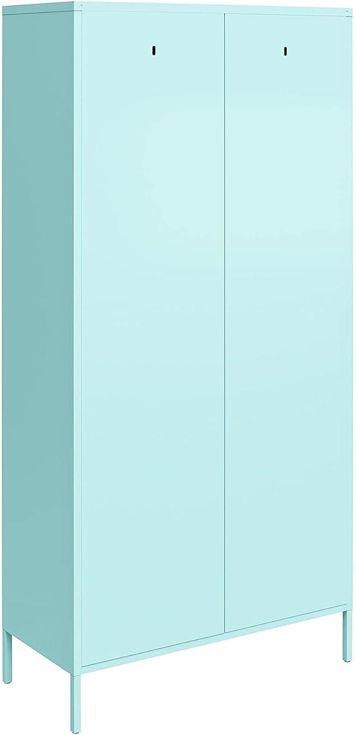 Cache 2 Door Tall Metal Locker Style Storage Cabinet