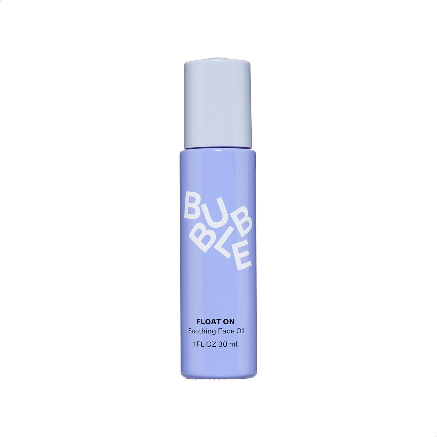 Bubble Skincare Float on Soothing Facial Oil Serum, for All Skin Types, Everyday Care,1 fl oz / 30ml
