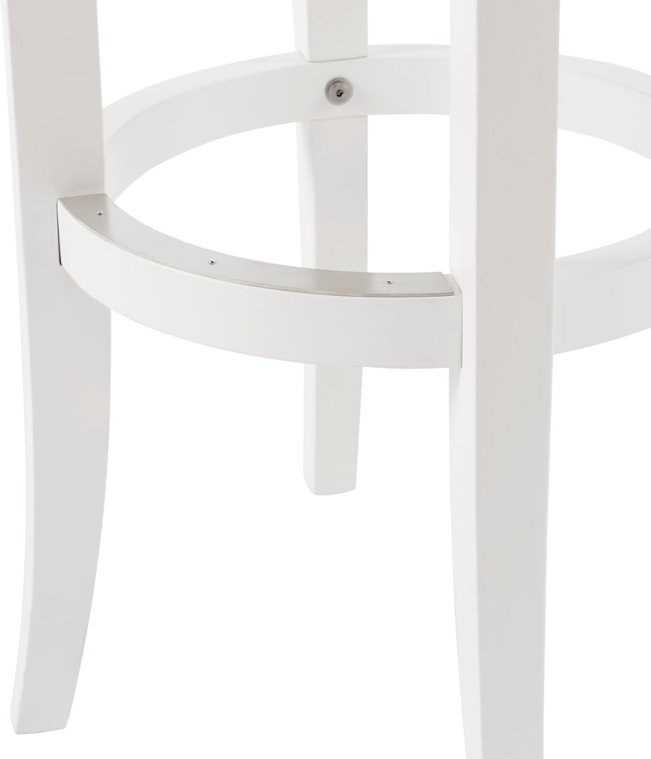 Alaterre Natick Solid Rubber Wood Counter And Bar Stool