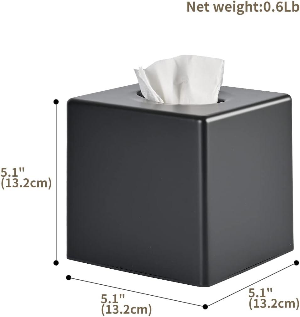 Juxon Black Tissue Box Cover