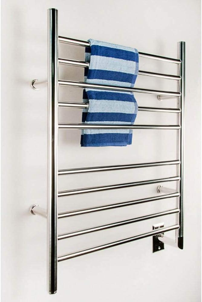 Polished Stainless Steel Wall Mounted Electric Towel Warmer