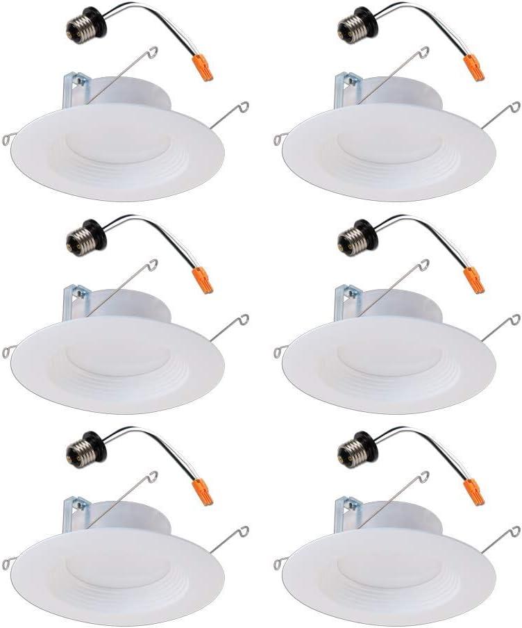 Halo LA5 Series Matte Soft White 5/6 in. W LED Retrofit Recessed Lighting 8 W