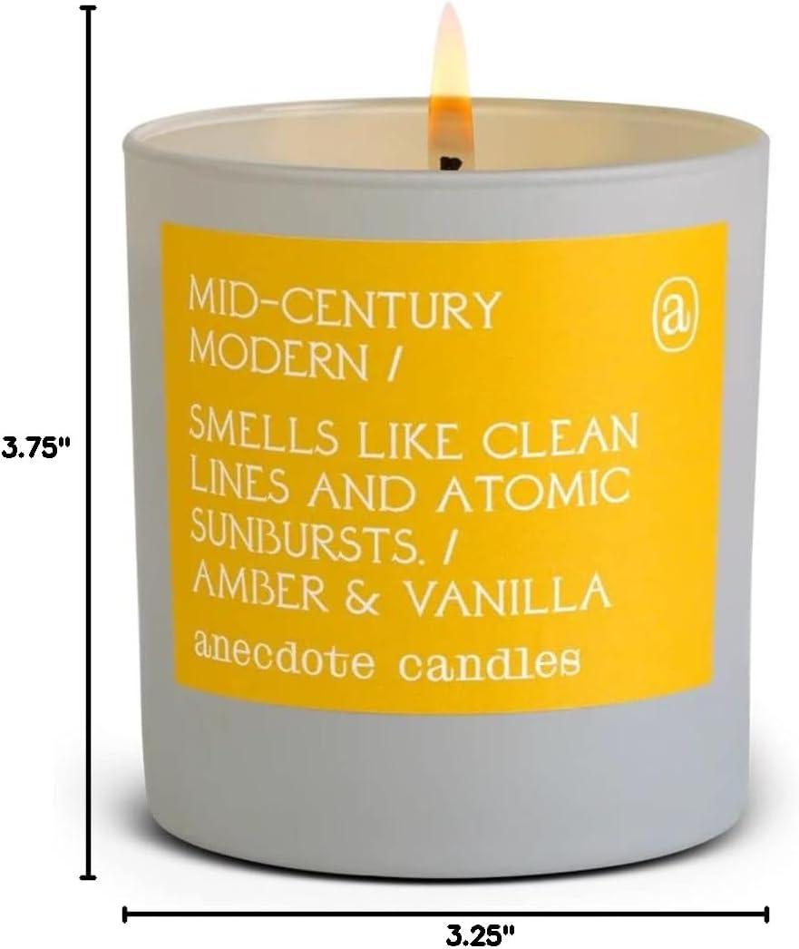 Mid-Century Modern Amber & Vanilla Soy Tumbler Candle