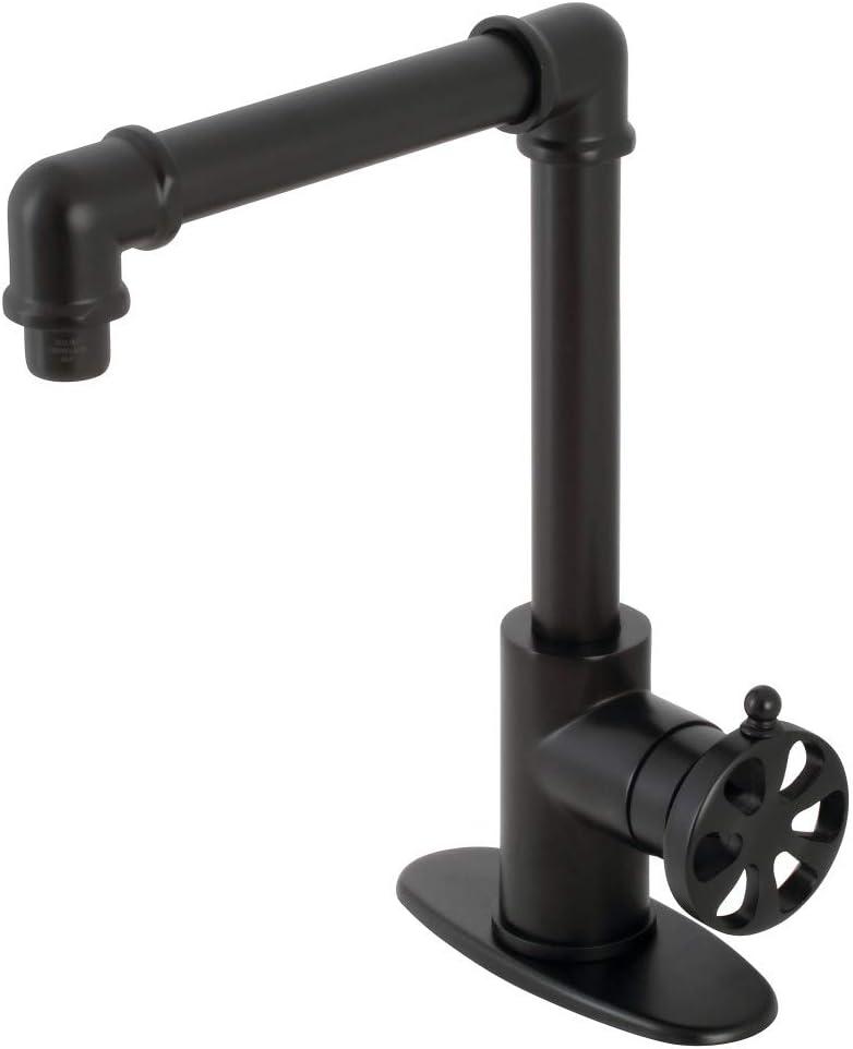 Belknap Matte Black Single-Handle Traditional Bathroom Faucet