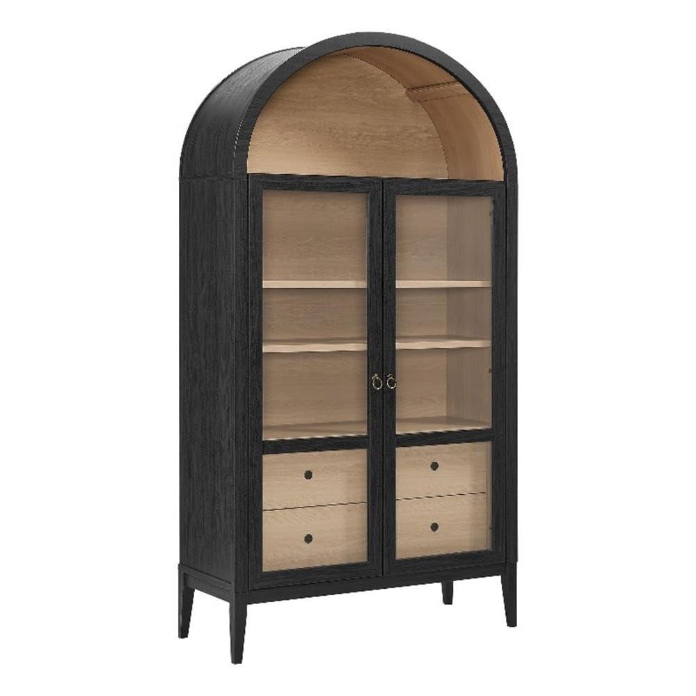 Modway Nolan 74" Tall Arched Storage Display Cabinet