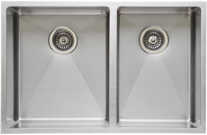 Chef's Series 30'' L Undermount Double Bowl Stainless Steel Kitchen Sink