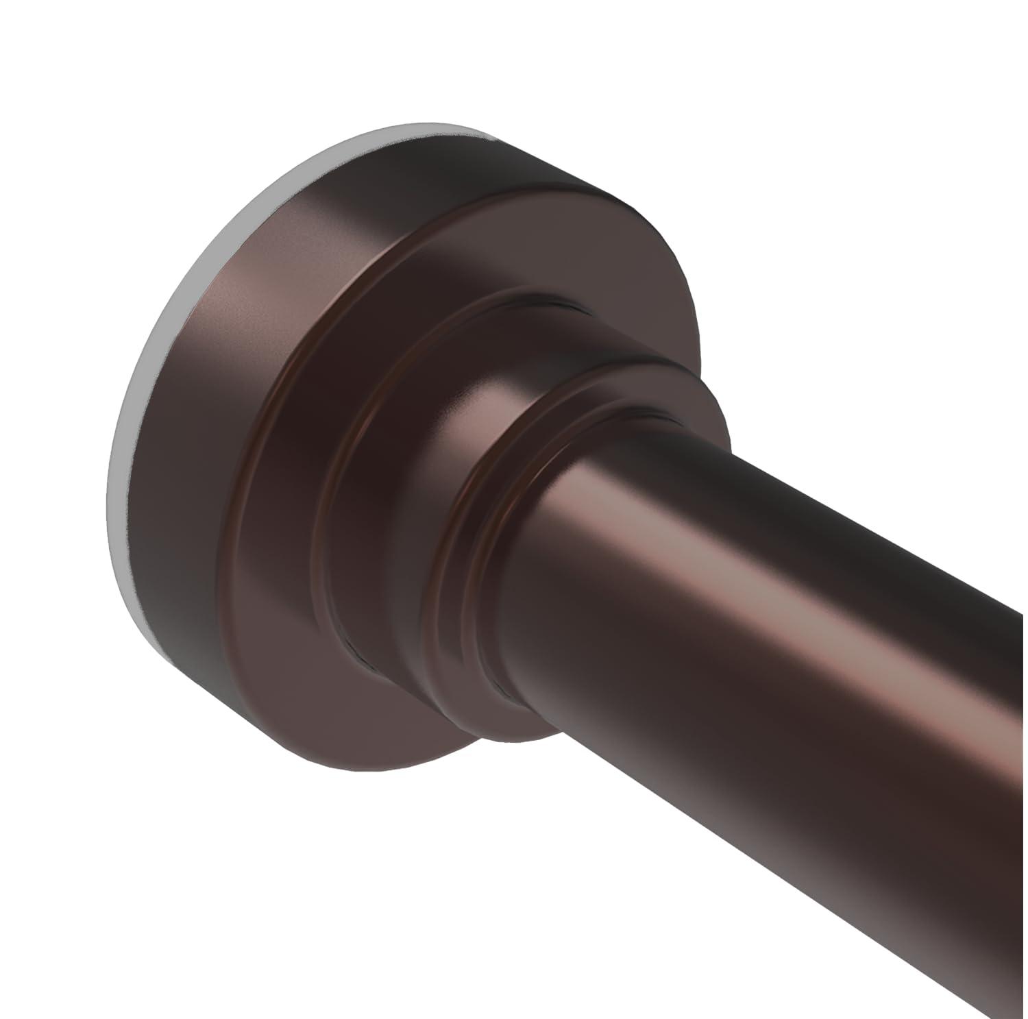 JDLiving Maxda Premium 43"- 72" Adjustable Rustproof Straight Tension Shower Curtain Rod- No Drill