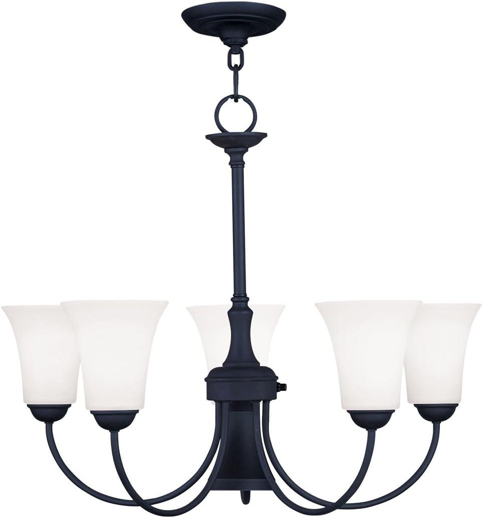 Livex Lighting Ridgedale 5 - Light Chandelier in  Black