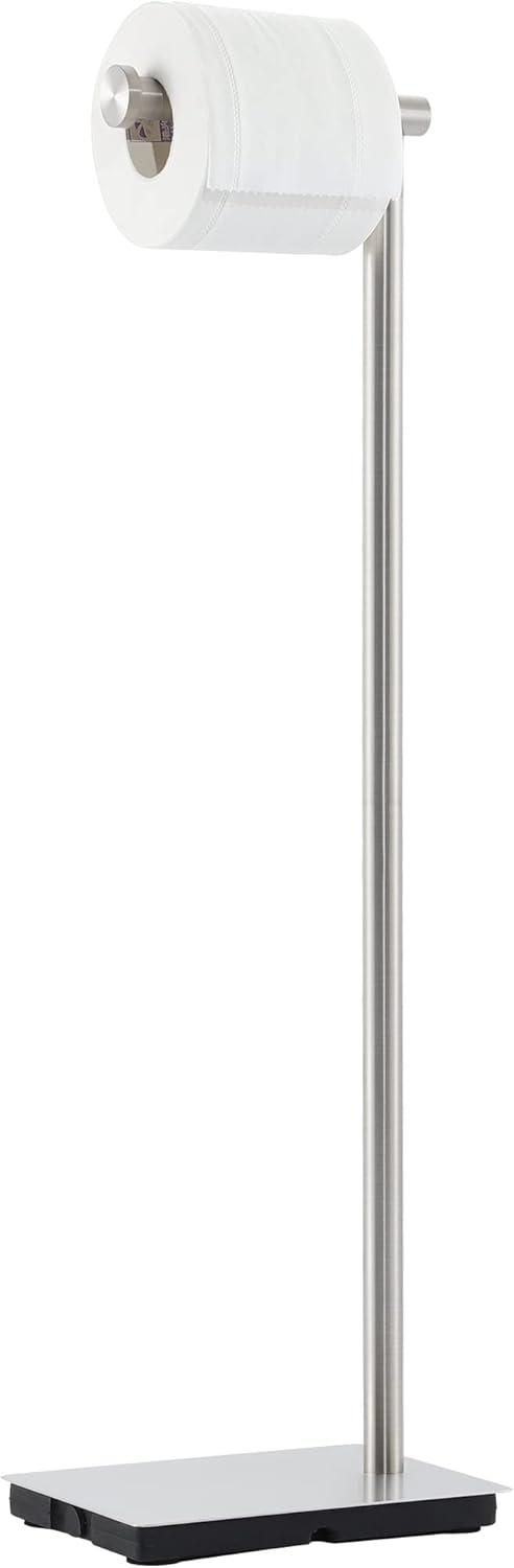 KES Freestanding Toilet Paper Holder with Weighted Base 26" H SUS304 Stainless Steel