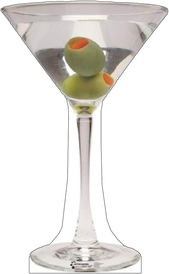 Advanced Graphics Martini Glass Lifesize Wall Decor Cardboard Standup Cutout Standee Poster 60"X37"