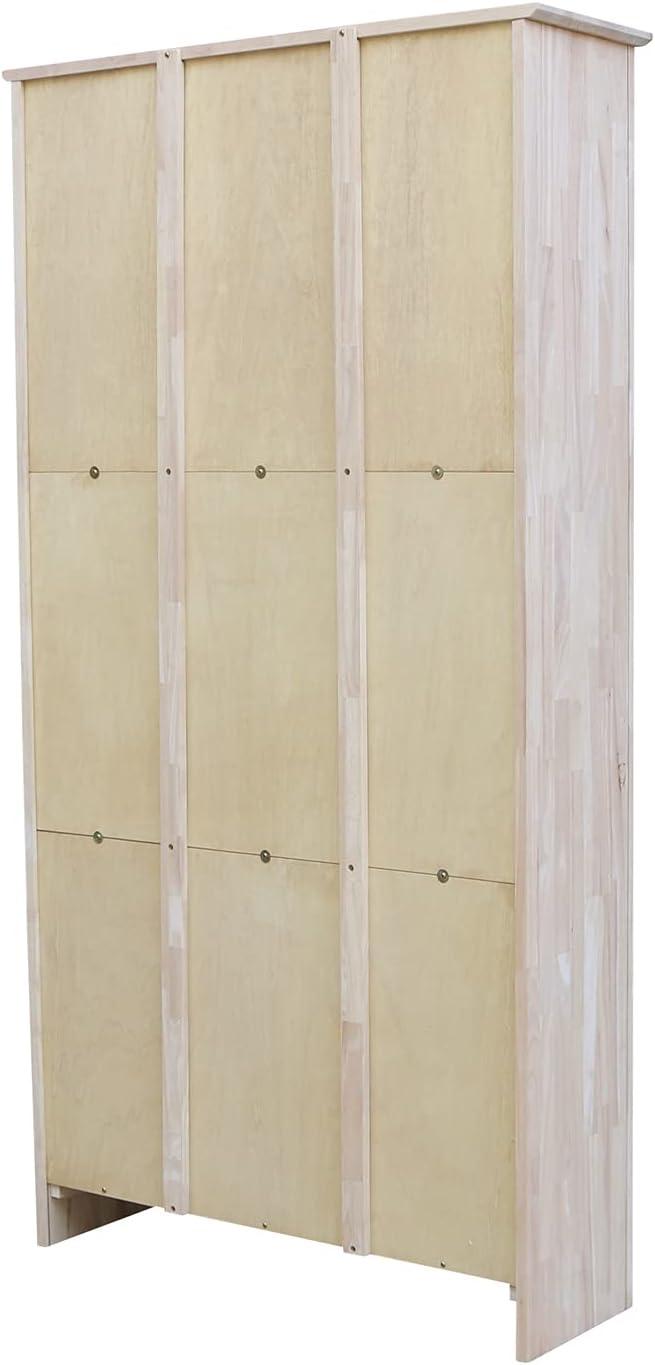 72&#34;x38&#34; Shaker Bookcase Unfinished - International Concepts