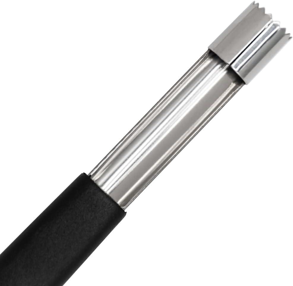 Professional Stainless Steel Apple Corer with Black Handle