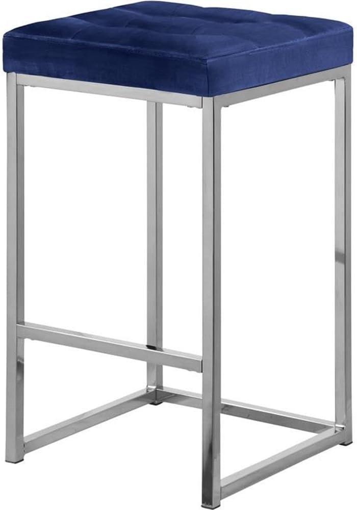 Derik Upholstered Stool with Metal Frame