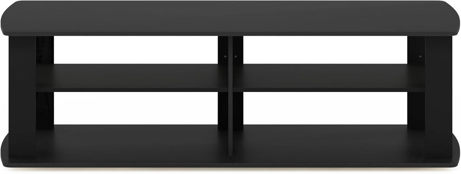 Furinno Mid-century 3-Tier Entertainment Center TV Stand for TVs up to 45" Black