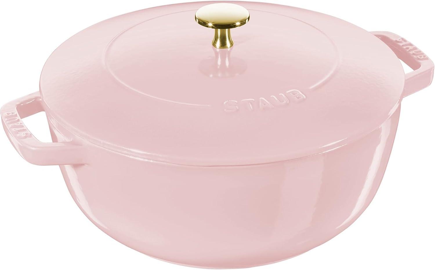 Staub ® Peony Pink Cast Iron 5-Qt. Essential French Oven