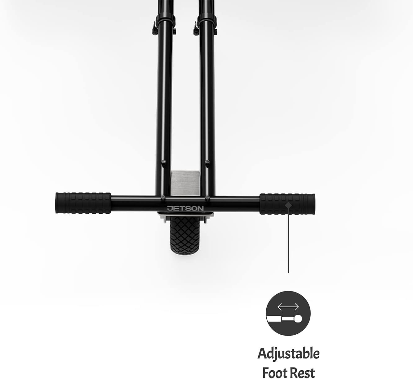 Black Adjustable Self-Balancing Scooter Go-Kart Attachment