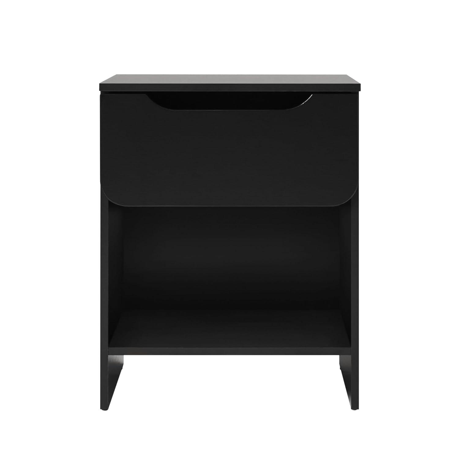 Ebern Designs Jaqualine 1-Drawer Nightstand with Storage Cubby