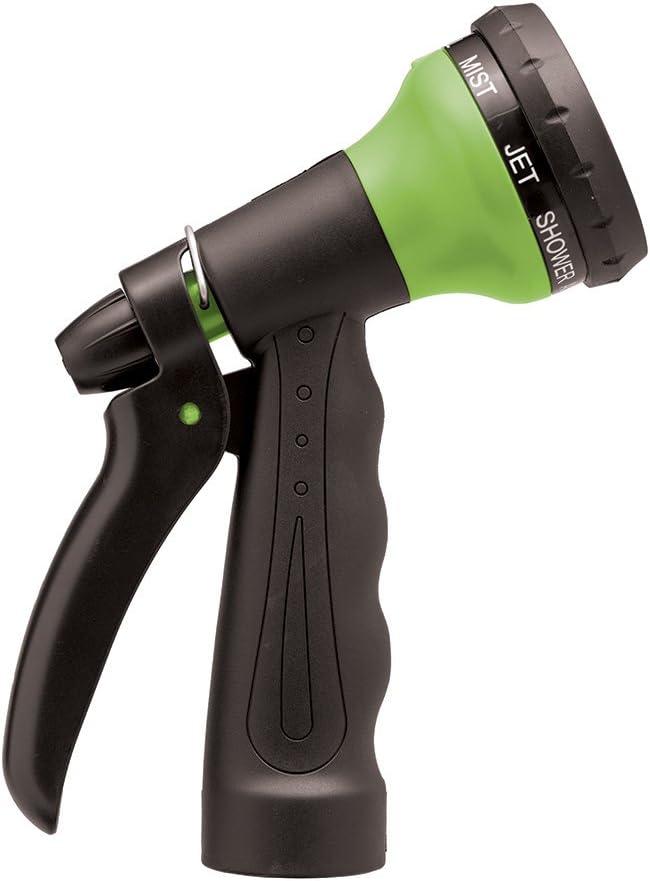Orbit Coil Garden Hose with Nozzle, Green, 25ft