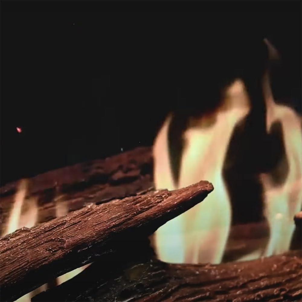 Modern Flames Orion Slim Built-In/Wall Mounted Smart Virtual Electric Fireplace with Real Flame Effect