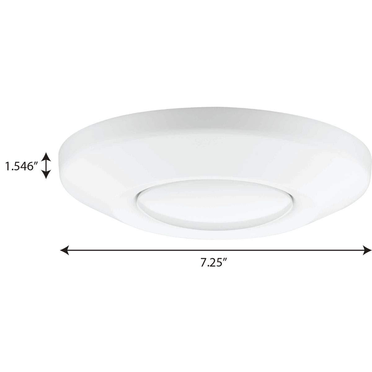 Progress Lighting, Intrinsic Collection, 1-Light Surface Mount, Satin White, Eyeball Downlight